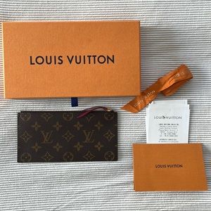 Authentic NEW Louis Vuitton Felicie Pochette Zippered Insert Pouch